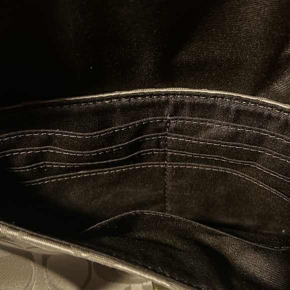 Coach Brown and Tan Monogram Large Wristlet BNWT - Picture 6 of 9